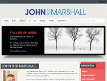 Tablet Screenshot of john316marshall.com